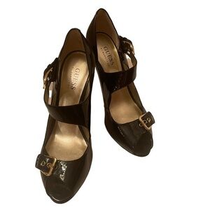 Guess Black Stiletto Heel Shoes Size 8 M